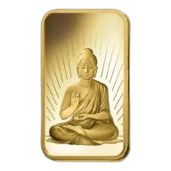 1oz PAMP Gold Bar - Buddha
