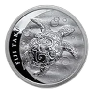 2013 Fiji 1 oz Silver $2 Taku BU