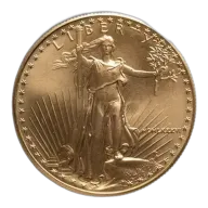1986 1 Oz Gold American Eagle - BU (MCMLXXXVI)