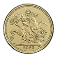 2026 Great Britain Gold Sovereign BU
