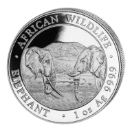 Somalia Elephant 1oz Silver Coin 2020 | margin scheme