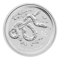 Lunar II Snake 10oz Silver Coin 2013 | margin scheme