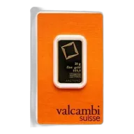 20 Gram Gold Bar - Valcambi (In Assay Card)