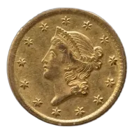 $1 Gold Liberty Type 1 - AU (Random Year)