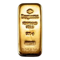 500g Gold Bar - Degussa Vintage Design