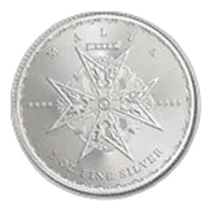 Malta 1 oz Silver €5 Maltese Cross BU (Random, Abrasions)