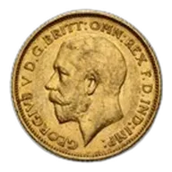 1912-S Australia Gold 1/2 Sovereign AU