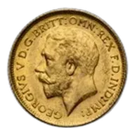 1915-S Australia Gold 1/2 Sovereign BU