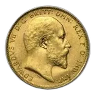 1902-1910-P Australia Gold Sovereign Edward VII AU