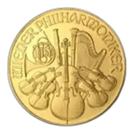 1990 Austria 1 oz Gold Philharmonic BU