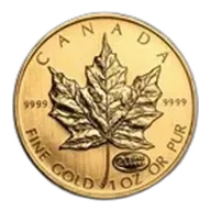 1999 Canada 1 oz Gold Maple Leaf BU (20 Years ANS Privy)