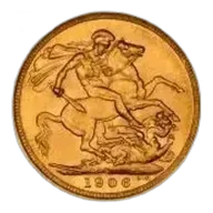 1906 Gold Sovereign Edward VII Sydney