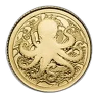 2025 Pitcairn Islands 1/2 gram Gold Ocean Wonders: Octopus