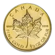 2008 Canada 1/2 oz Gold Maple Leaf BU