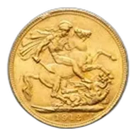 1912-P Australia Gold Sovereign George V BU