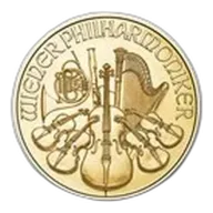 2024 Austria 1/25 oz Gold Philharmonic BU