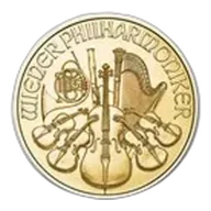 2024 Austria 1/4 oz Gold Philharmonic BU