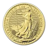 2022 Great Britain 1 oz Gold Britannia BU