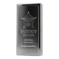 Patriot Metals 100 Oz Silver Stacker Bar (New)