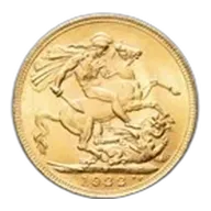 1922-P Australia Gold Sovereign George V BU