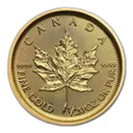 2019 Canada 1/20 oz Gold Maple Leaf BU