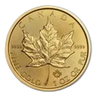 2019 Canada 1 oz Gold Maple Leaf BU