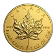 1991 Canada 1 oz Gold Maple Leaf BU