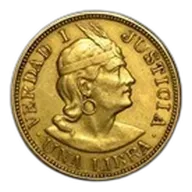 Peru Gold 1 Libra Avg Circ (Random)