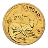 2025 Australia 1/10 oz Gold Kangaroo BU