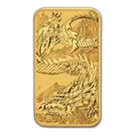 2023 Australia 1 oz Gold Dragon Rectangular Coin BU
