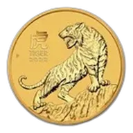 2022 Australia 1/2 oz Gold Lunar Tiger BU (Series III)