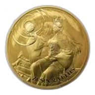 2020 South Korea 1 oz Gold ZI:SIN Rattus BU