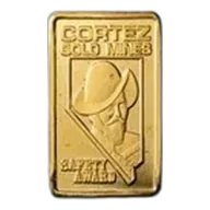 1/2 oz Gold Bar - Cortez Gold Mines Safety Award (NWTM)