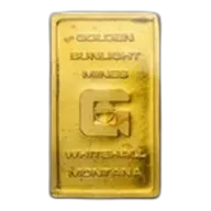 10 gram Gold Bar - Johnson Matthey (Golden Sunlight Mines)