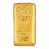 10 oz Gold Bar - Perth Mint (Cast, Serialized)