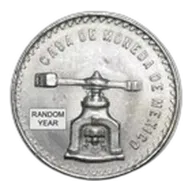 1978-1980 Mexico 1 oz Silver Onza Balance Scale AU/BU