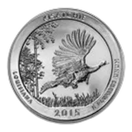 2015 5 oz Silver ATB Kisatchie National Forest, LA