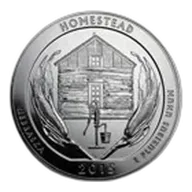 2015 5 oz Silver ATB Homestead National Park, NE
