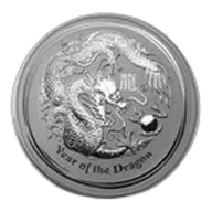 2012 Australia 1 kilo Silver Year of the Dragon BU