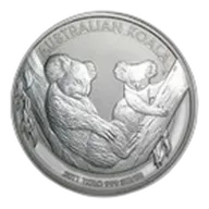 2011 Australia 1 kilo Silver Koala BU