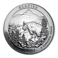 2011 5 oz Silver ATB Glacier National Park, MT