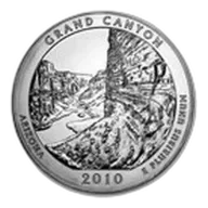 2010 5 oz Silver ATB Grand Canyon National Park, AZ