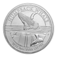 2 oz Humpback Whale Silver Coin