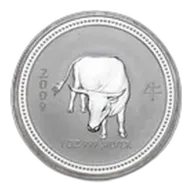 1 oz Silver Lunar Coin Series I (Abrasions)