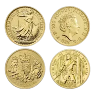 1oz Royal Mint Gold Coins - Best Value