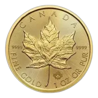 1oz Canadian Maple Leaf Gold Coin - Best Value