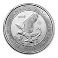 2016 Canada 1/2 oz Silver Bald Eagle BU