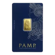 2.5 gram Gold Pamp Suisse Veriscan Fortuna Bar