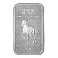 1 oz Silver Bar - 2026 APMEX Year of the Horse (Series 2)