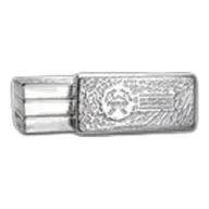 100 oz Cast-Poured Silver Bar - Pioneer Metals